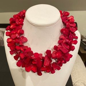 Double row genuine Coral